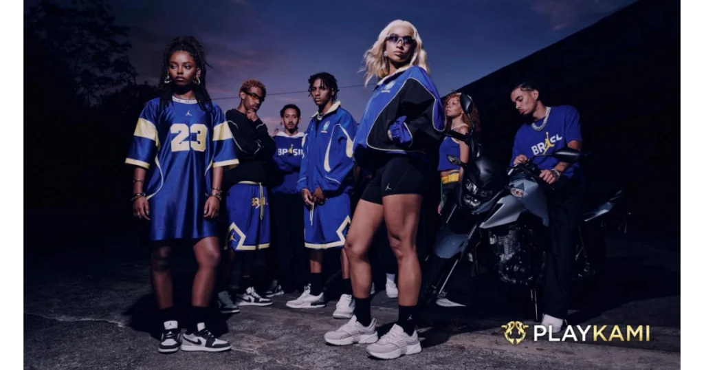 Bagian dari Koleksi Jordan x Brazil Pro Pack