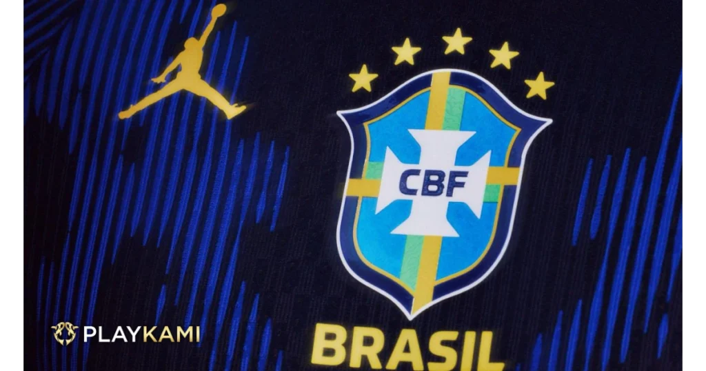 Detail Simbol Nasional Brasil x Jordan