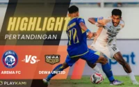 HIGHLIGHT AREMA DEWA UNITED PLAYKAMI
