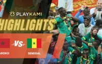 Highlights Maroko vs Senegal
