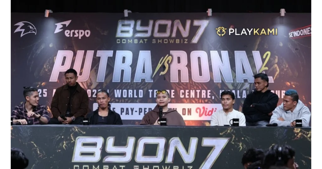 press confrence Byon Combat 7