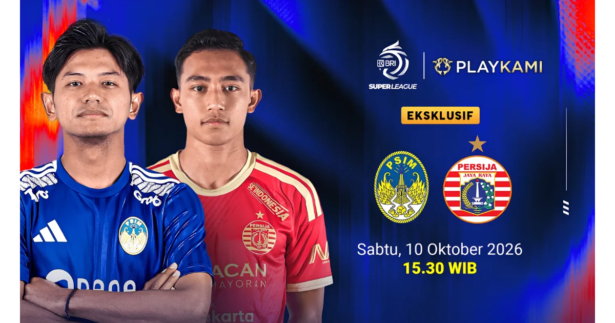 Nonton Live PSIM vs Persija di Playkami